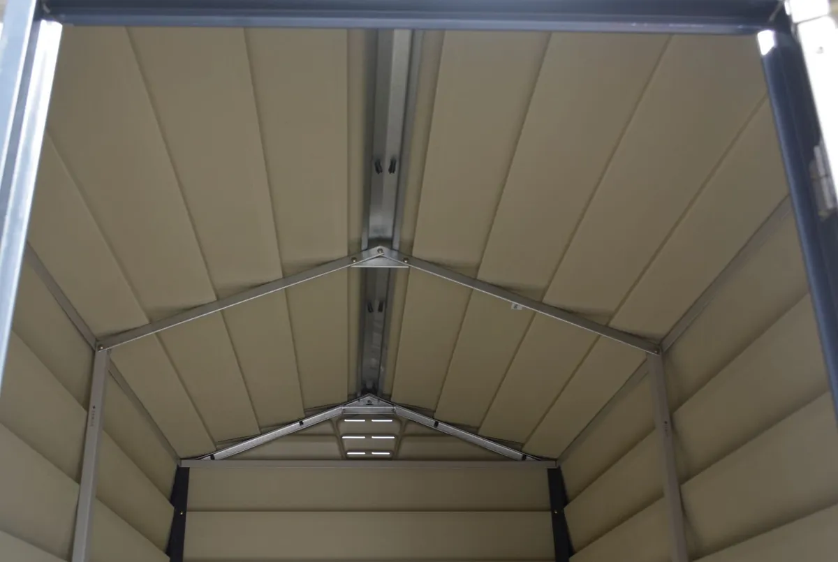 4×6 Evermore Vinyl Garden Shed – Grey | - Image 4