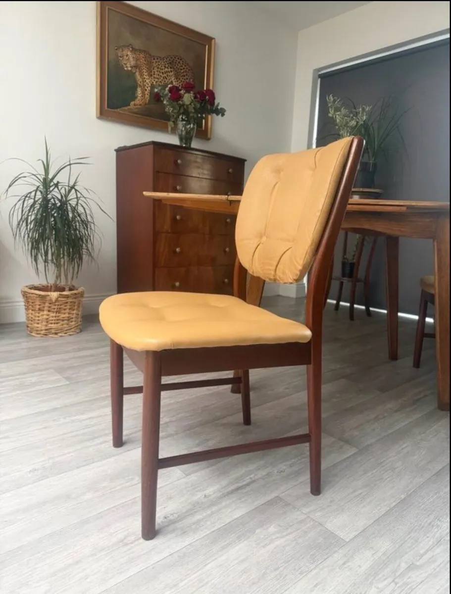 Mid Century Dining Chairs x 2 - Image 4