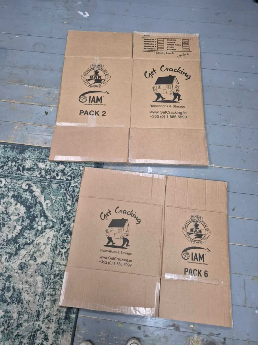 FREE Moving cardboard boxes