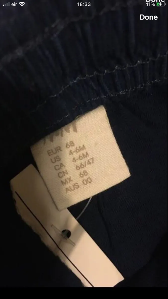 Boys BNWT jeans 4/6 mths €5 - Image 3