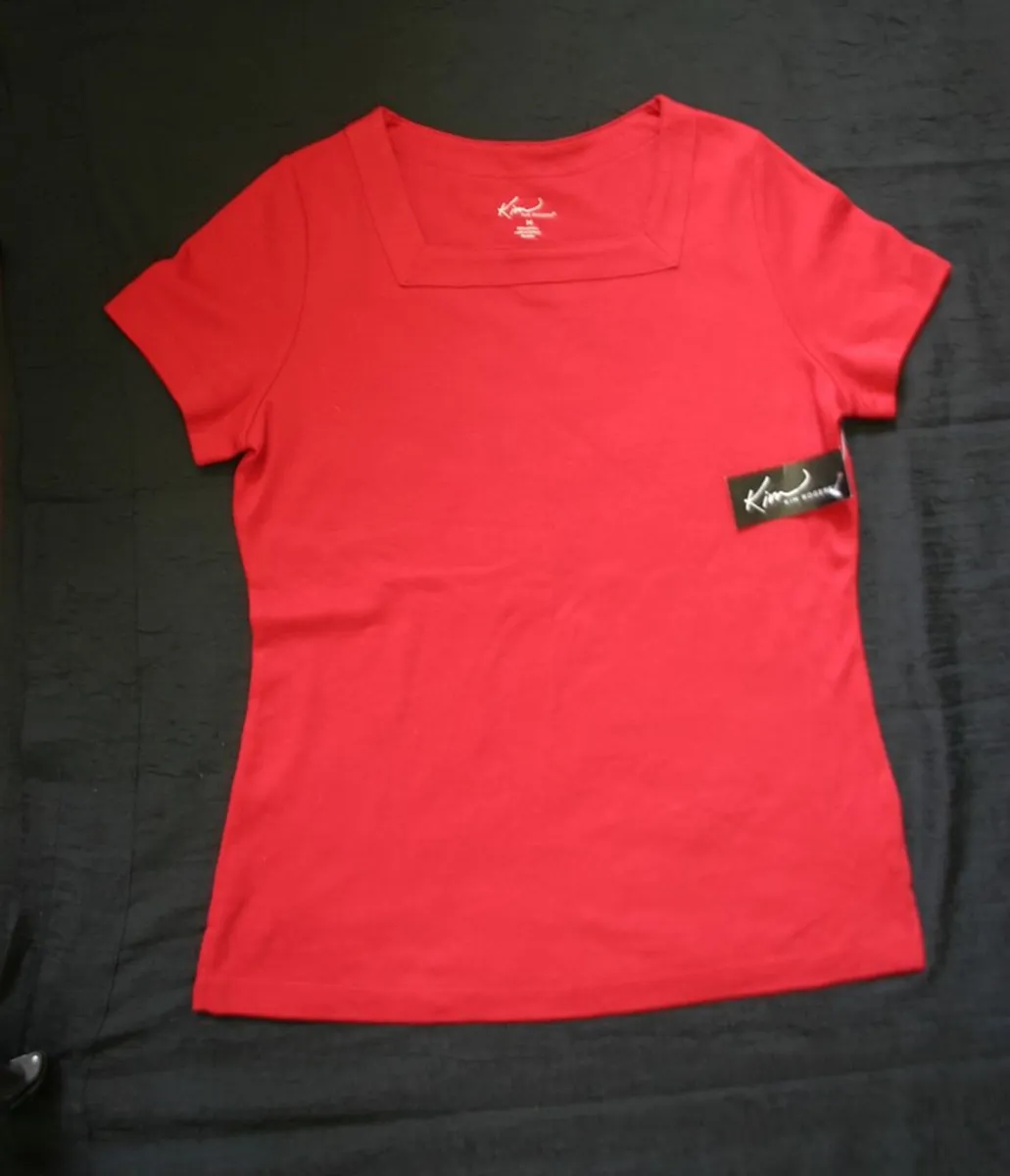 KIM by Kim Rogers, 100% Cotton top, size M