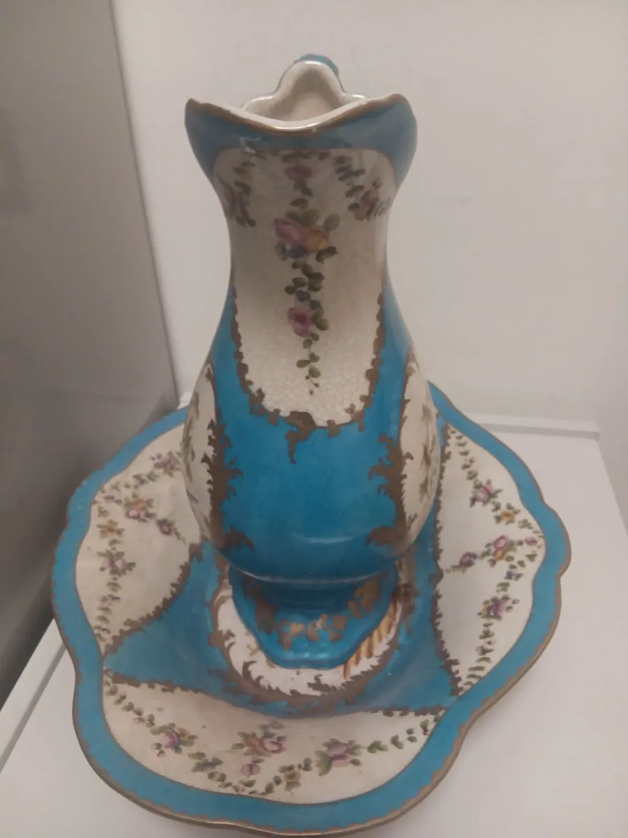 Washbowl and jug set - Image 1