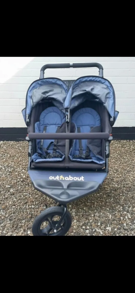 Out n About Double Nipper Buggy - Image 1