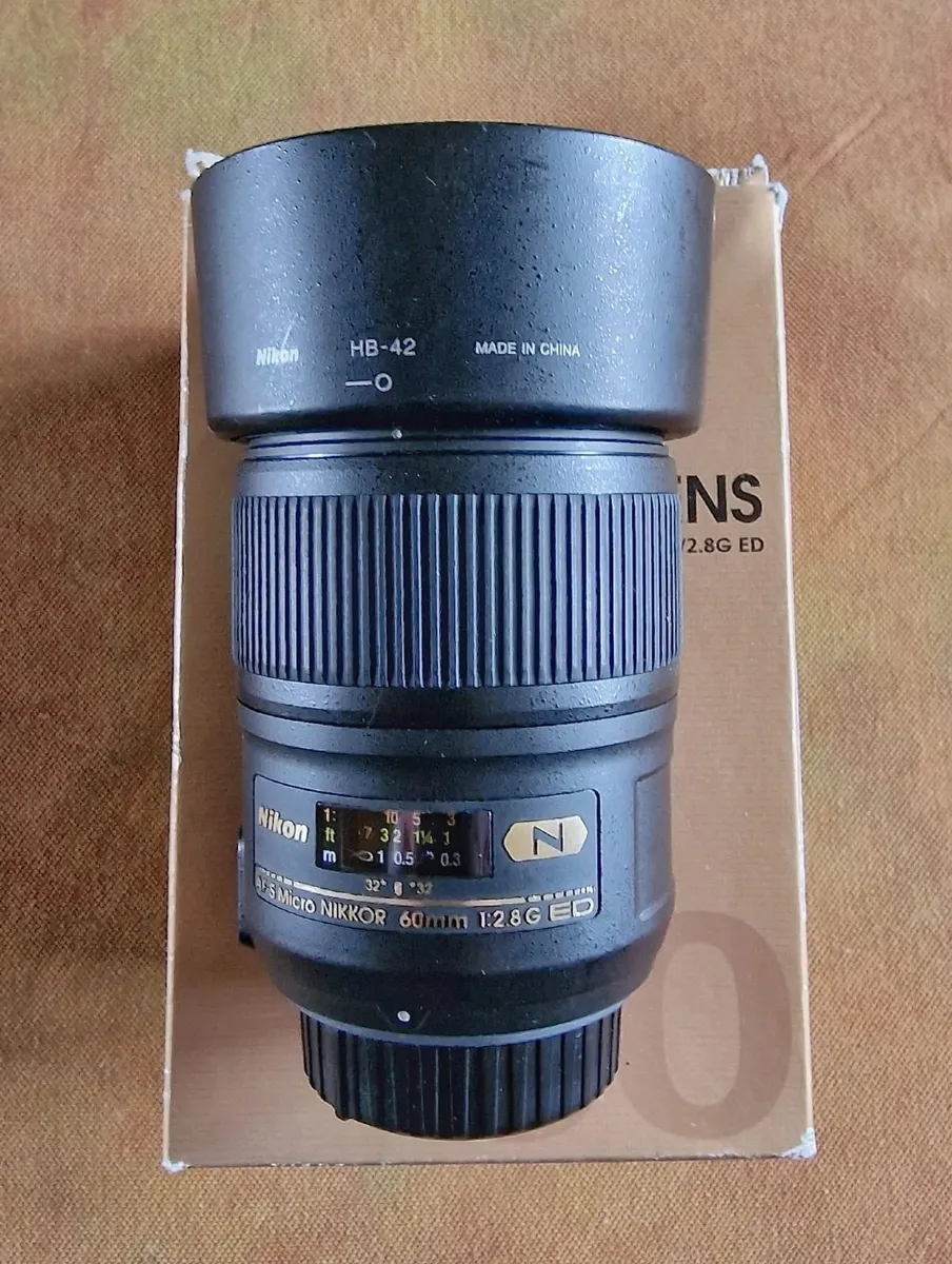 Nikon Nikkor Lens AF-S Micro 60mm f/2.8 G ED - Image 1