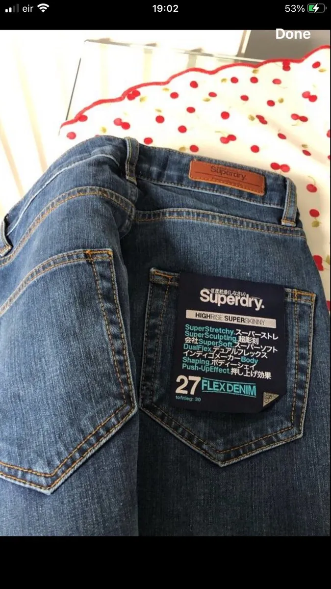 Boys BNWT Superdry jeans W27””x L30” €15 - Image 3