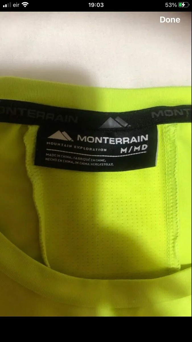 Mens Monterrain teeshirt size M €5 - Image 4