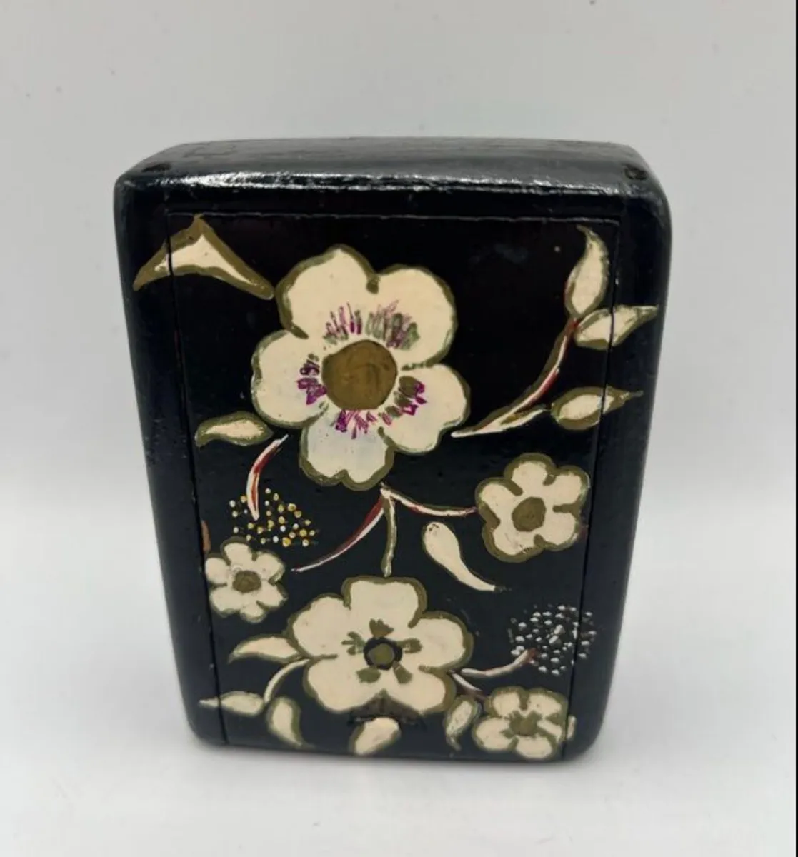 Vintage hand painted trinket box - Image 2
