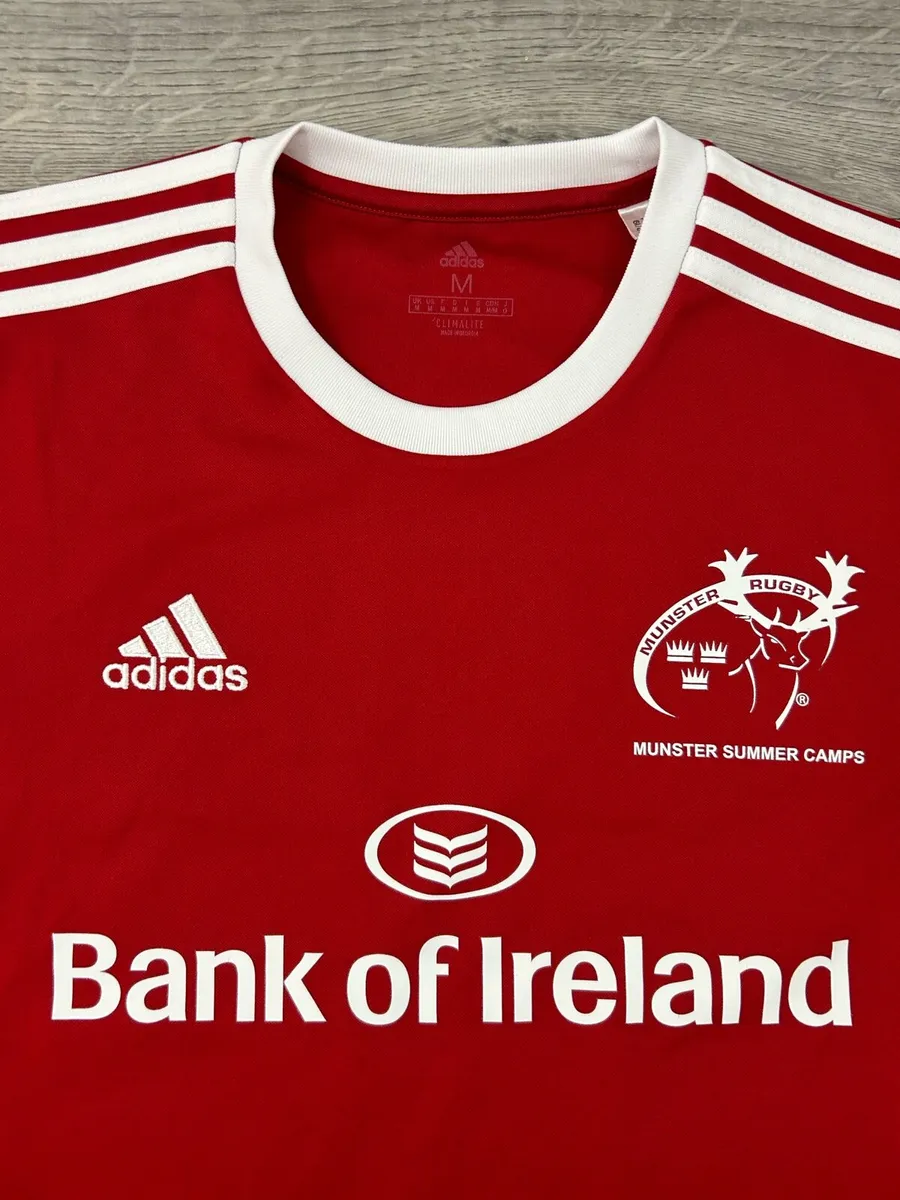 Adidas Munster Rugby Jersey Shirt Mens Medium - Image 3