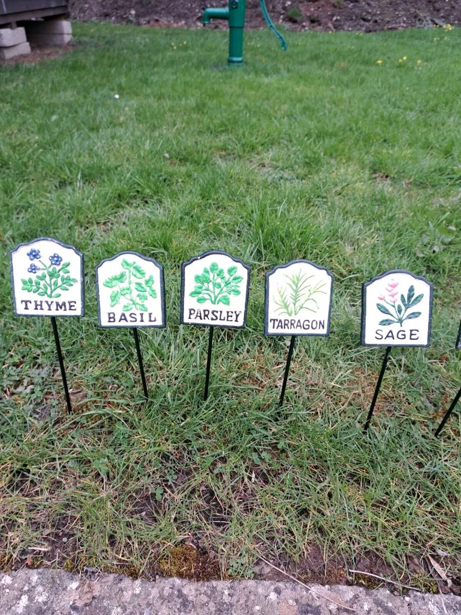 Cast iron  herb set - Image 2