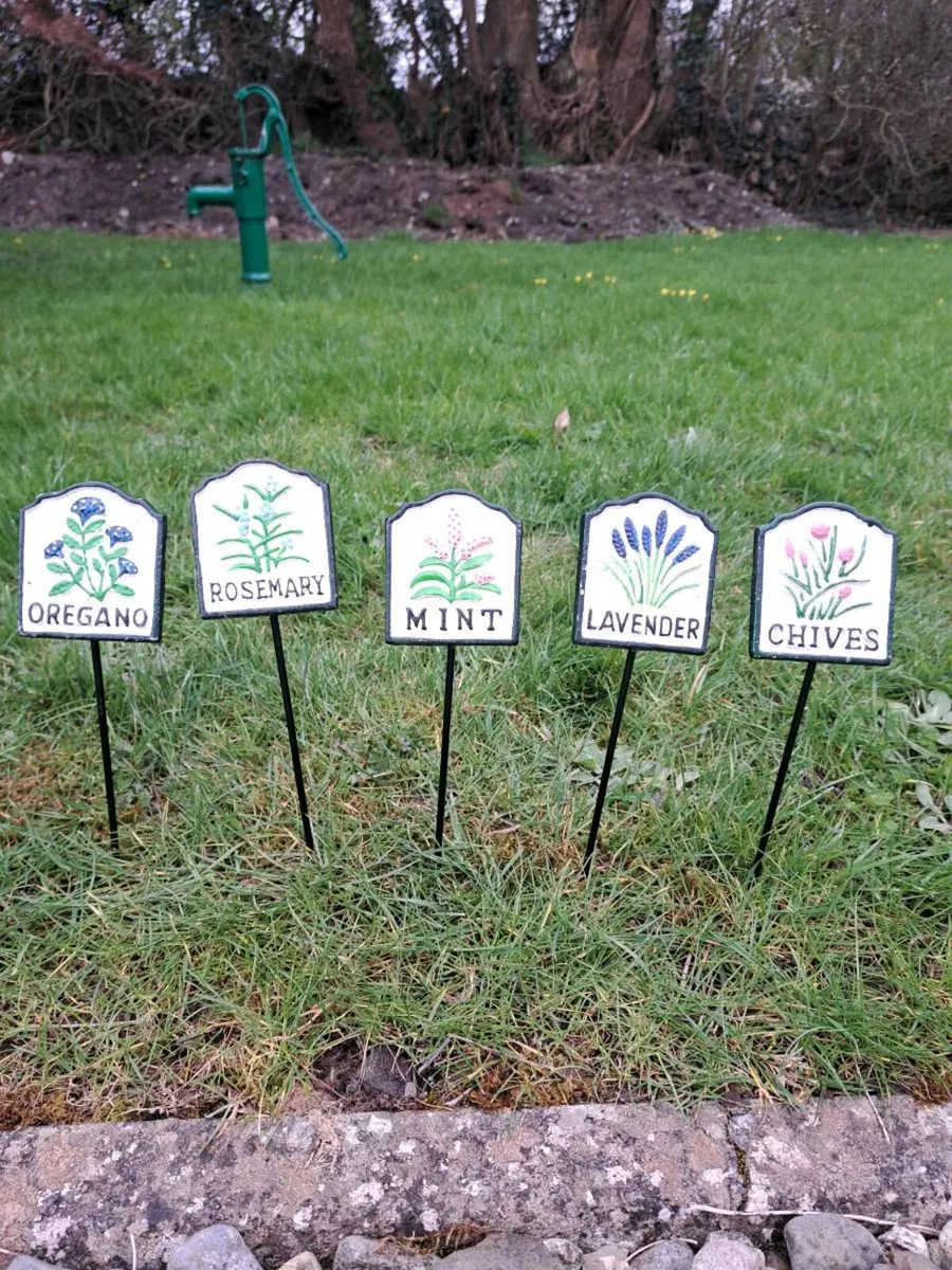 Cast iron  herb set - Image 3