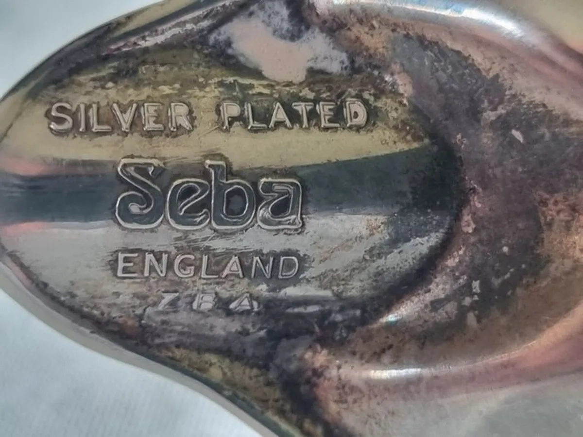 Three vintage silver plated pieces set - Image 4