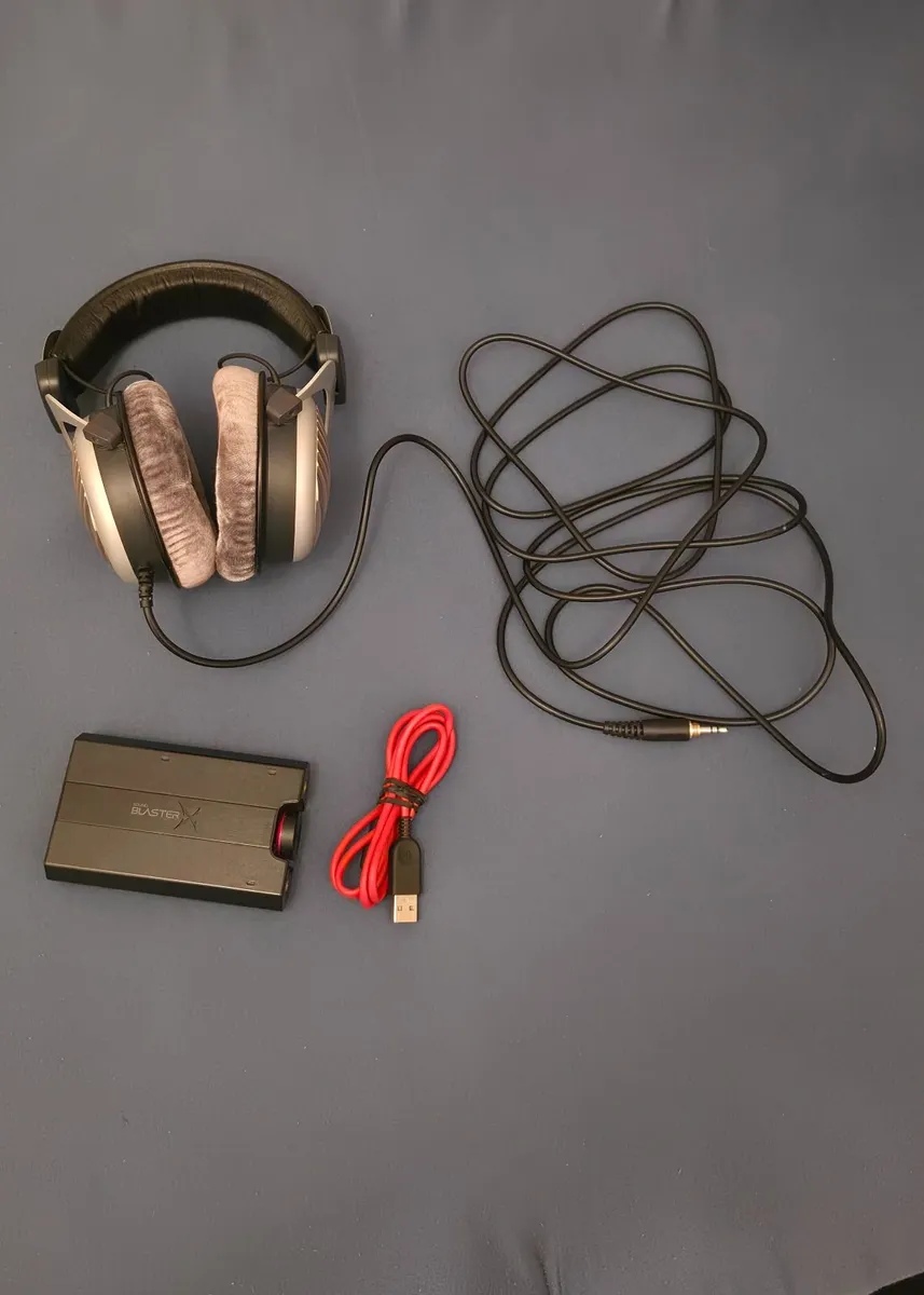 Beyerdynamic DT 990 + Sound BlasterX G5 DAC/Amp - Image 1