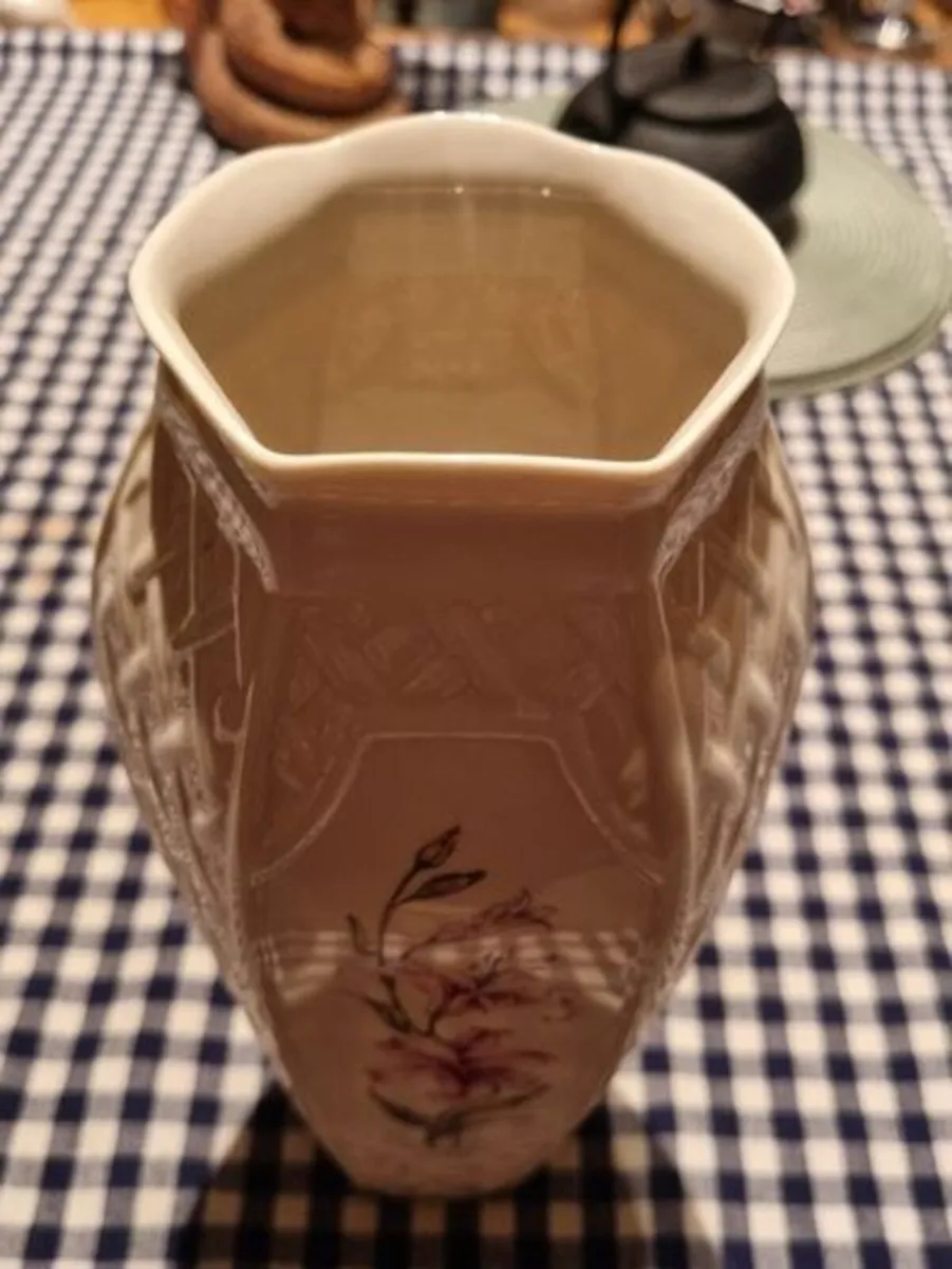 Belleek Large Vase - Image 3