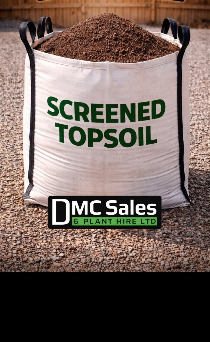 🌱 1 Ton Bags of Screened Topsoil for Sale 🌱