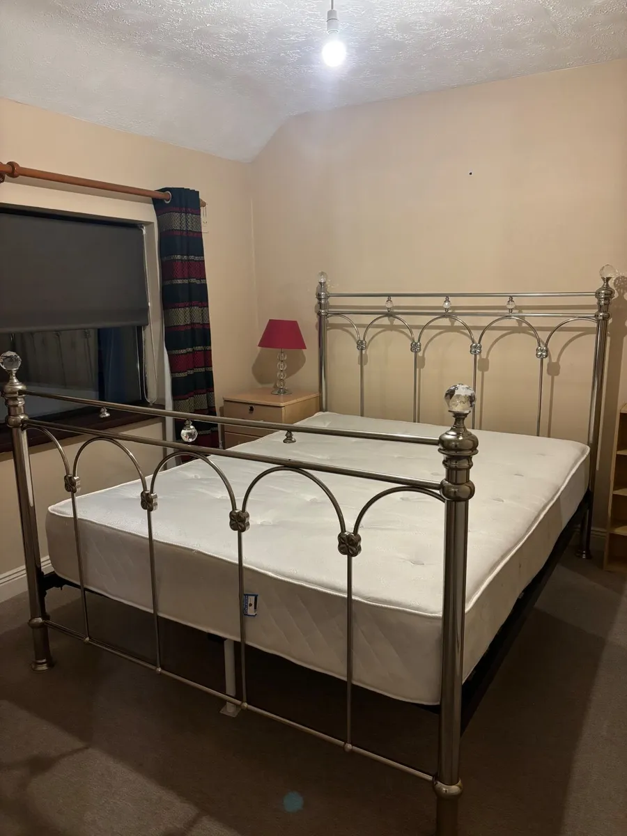 Bed frame and mattress