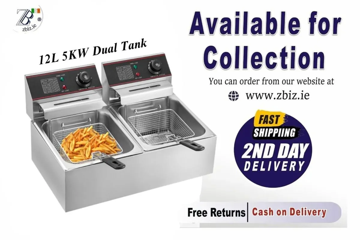 Commercial 12L Electric Deep Fryer - Image 1