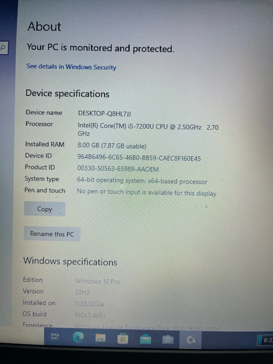 Cheap Dell laptop i5 pro 8/256 w10 - Image 4