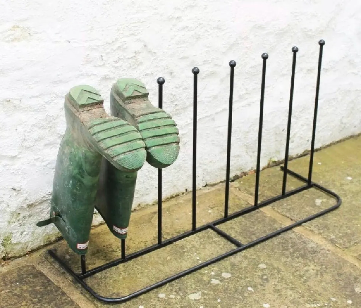 NEW Welly Rack 4 pairs Steel Outdoor/Indoor - Image 1