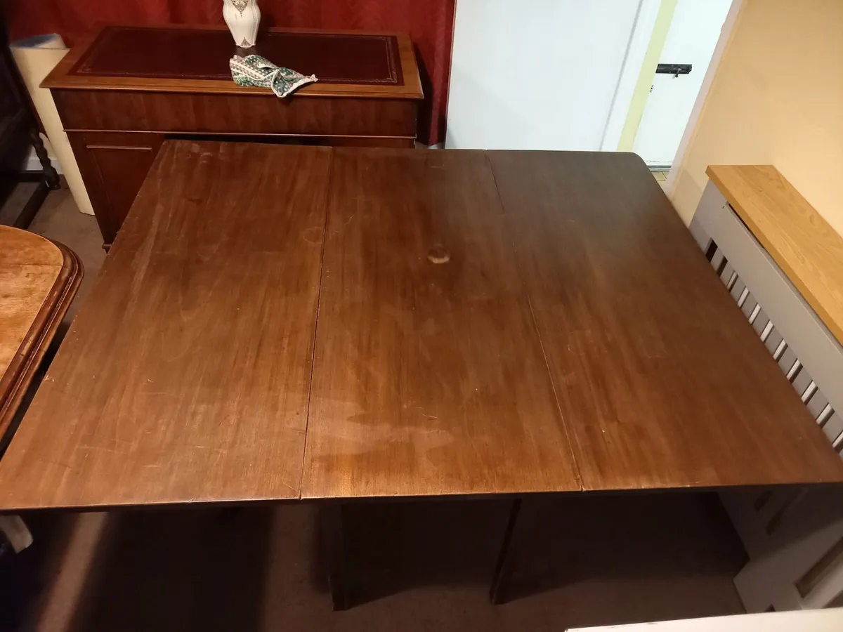 Antique Drop Leaf Table - Image 3