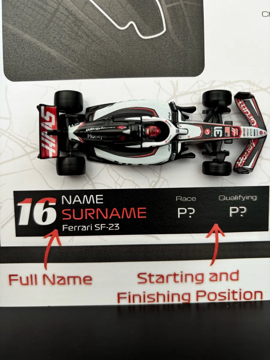 Custom made Formula 1 display frame - Image 3