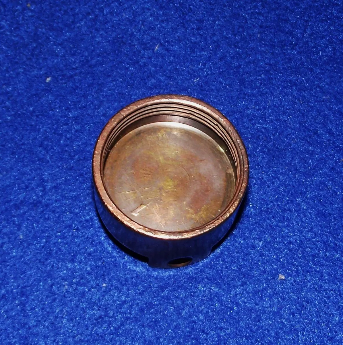 Vintage 'Pratts'  Brass Oil Can Cap - Image 2