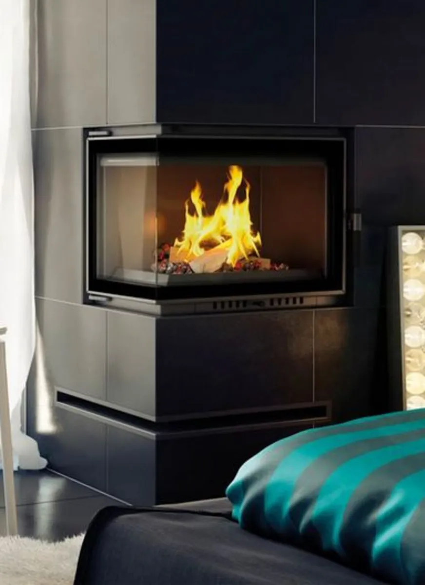 Cast iron INSET STOVE KRATKI MAJA DECO left 8 kW - Image 2