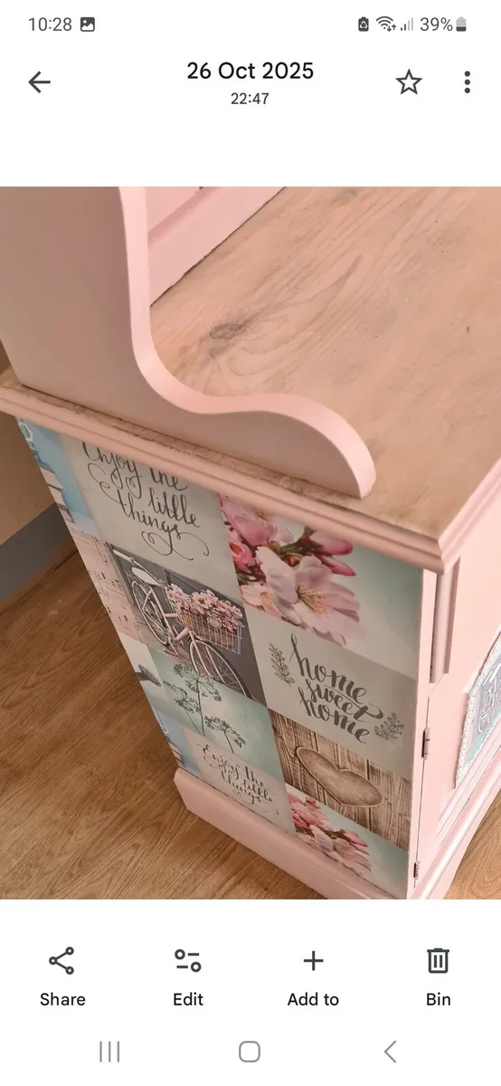 Kitchen dresser pitch pine well made - Image 3