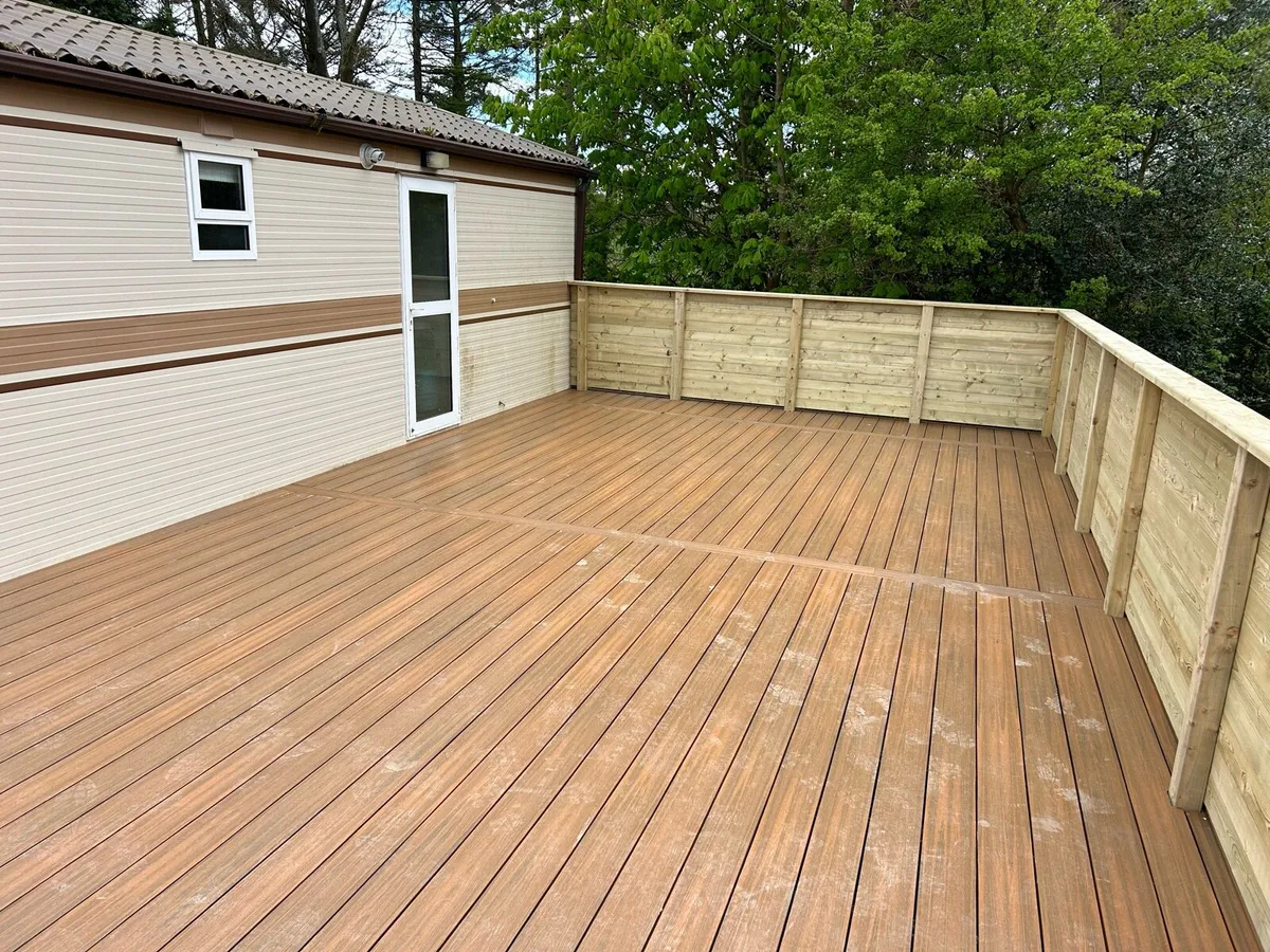 Composite decking board Teak - Image 4