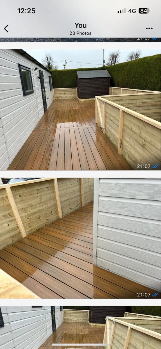 Composite decking board Teak - Image 2