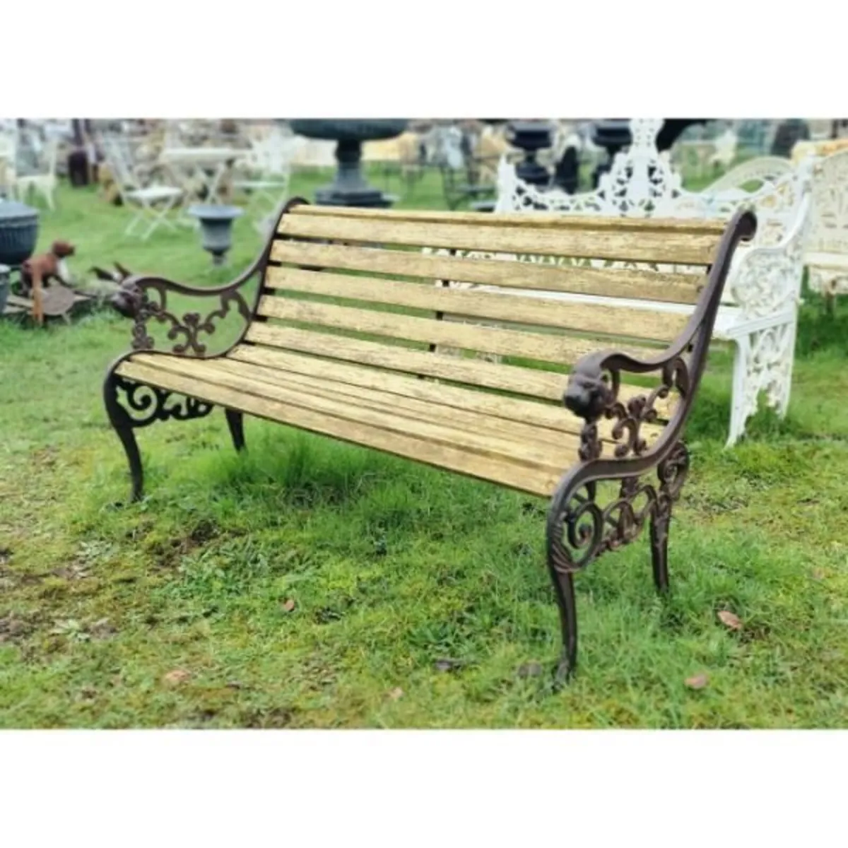 Garden Bench Cast Iron Ends KAS1110 - Image 1