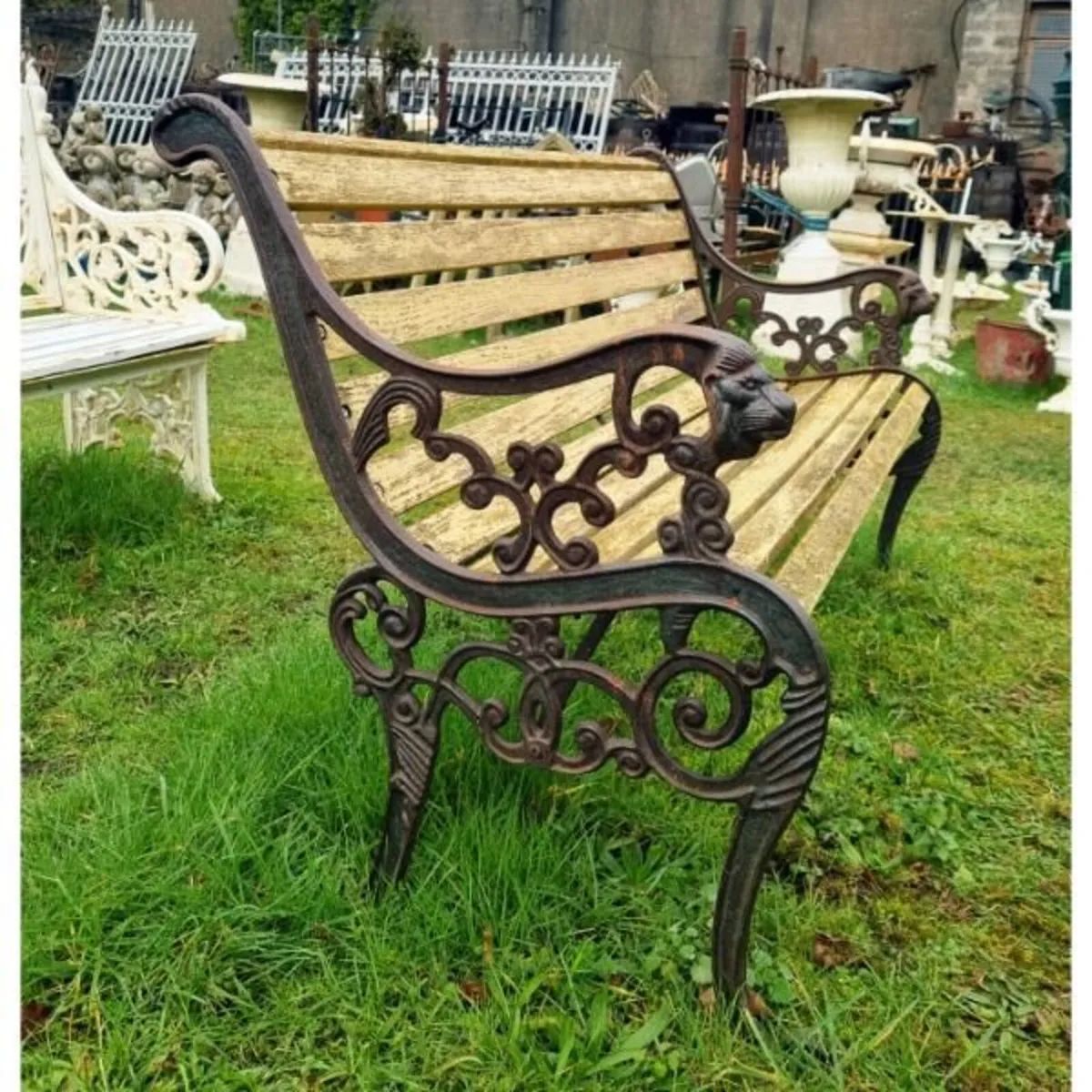 Garden Bench Cast Iron Ends KAS1110 - Image 2