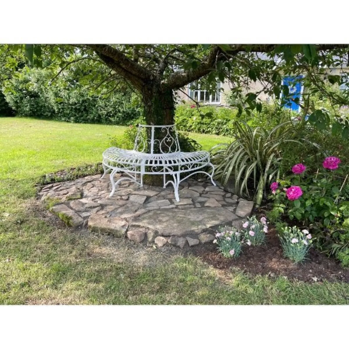 Tree Bench – Half Round – D3578 - Image 2