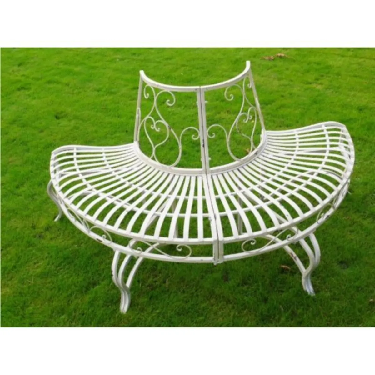 Tree Bench – Half Round – D3578 - Image 1