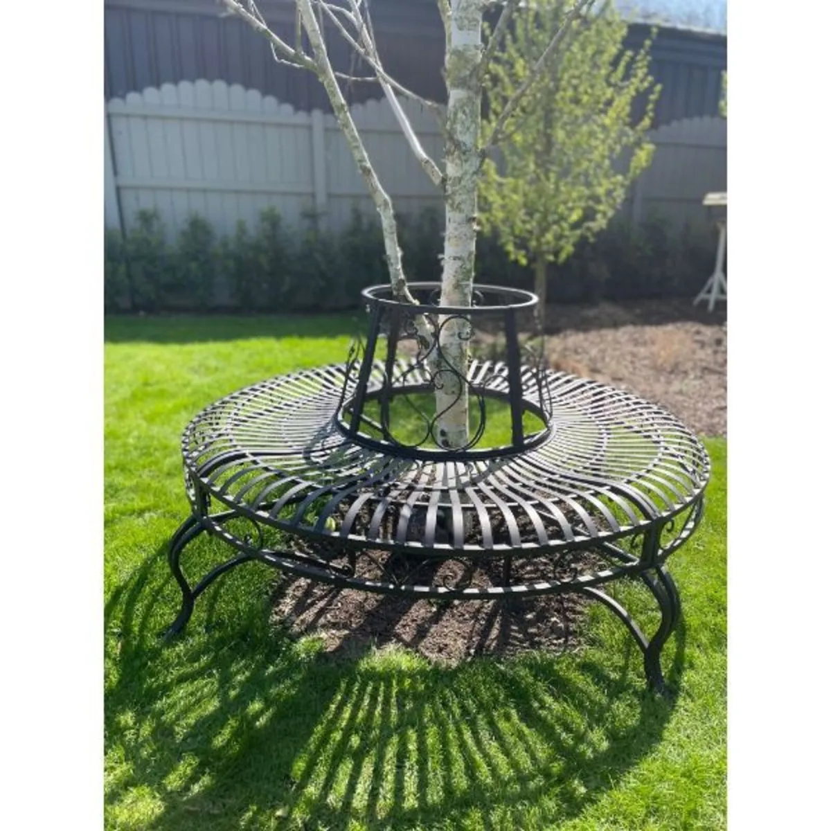 Tree Bench – Grey – D5672 - Image 1