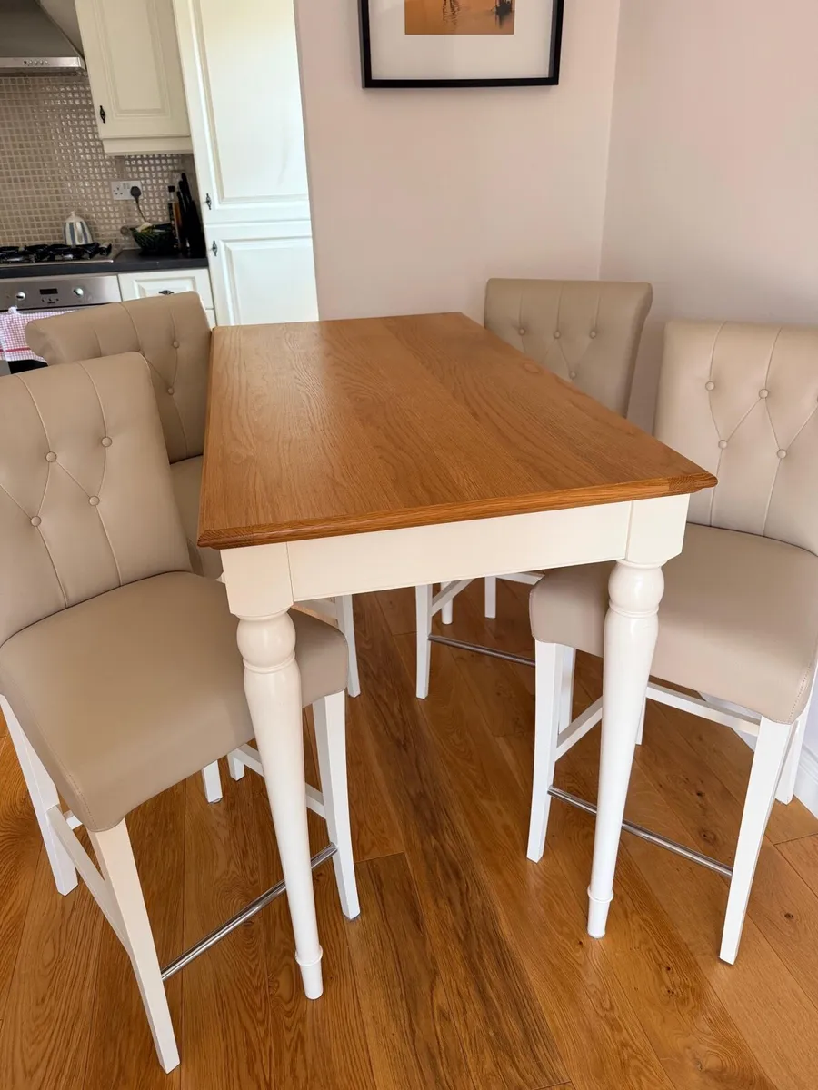 LIKE NEW CONDITION Table and Chairs - Image 1