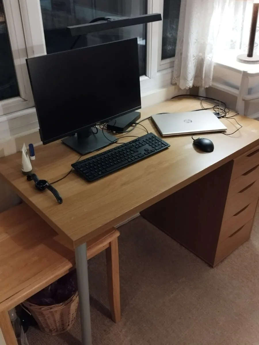 Sturdy Office Desk with Detachable 5-Dr - Image 3