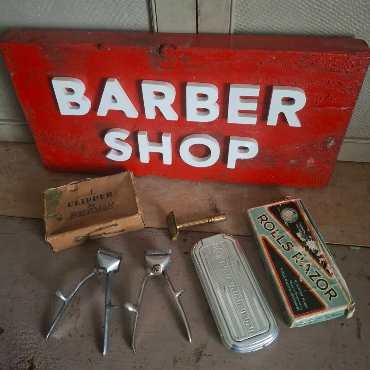Barber Shop Collectibles - Image 1