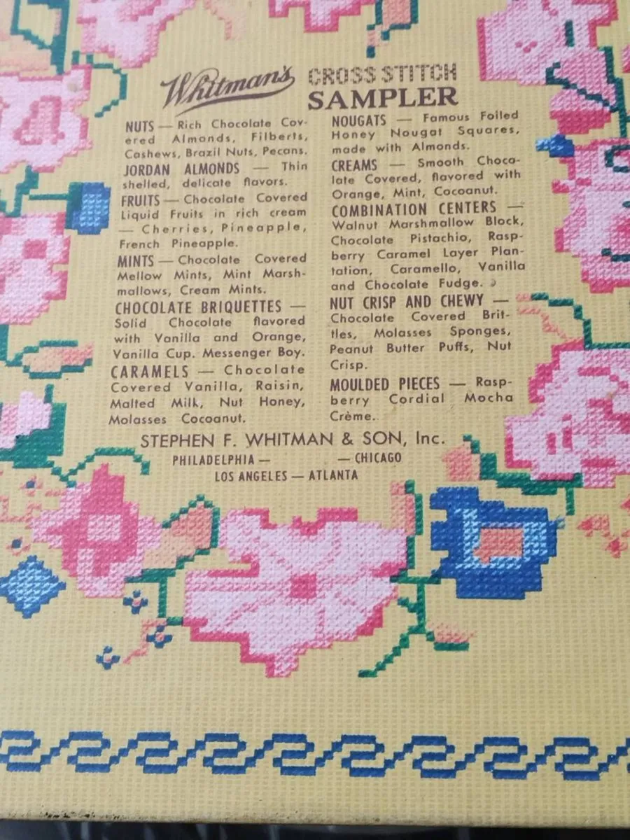 Vintage Whitman's Sampler chocolate box - Image 4