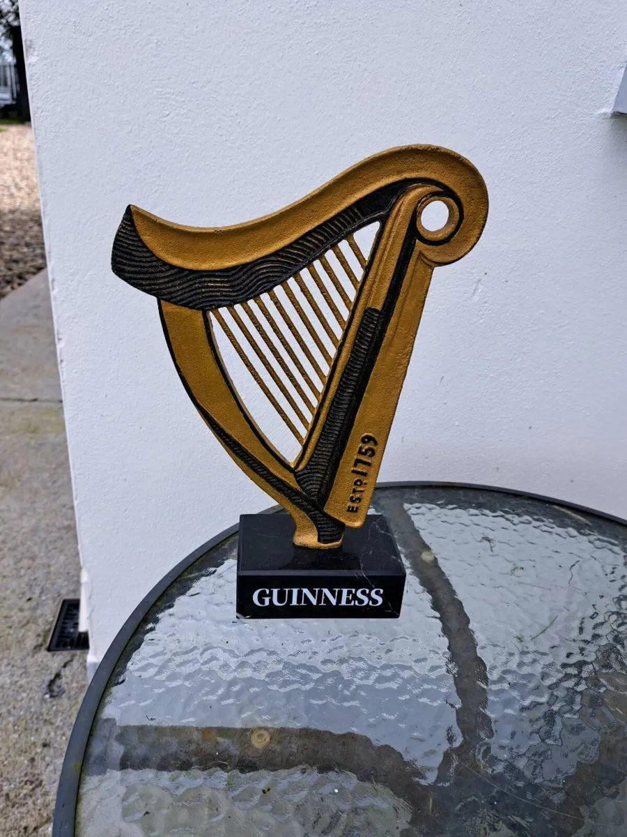 Large Guinness harp - Image 1