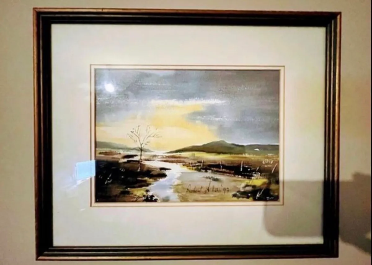 Original watercolour Donegal Dawn Robert Allen - Image 1