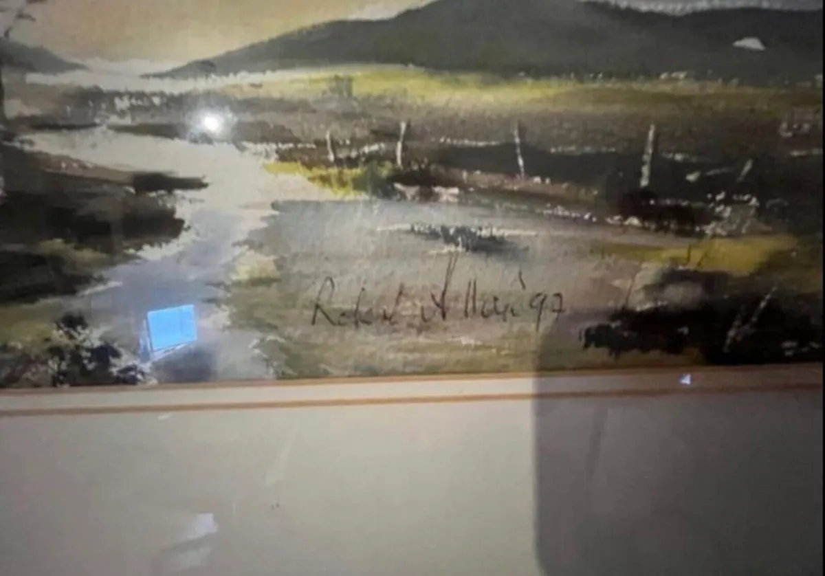 Original watercolour Donegal Dawn Robert Allen - Image 2
