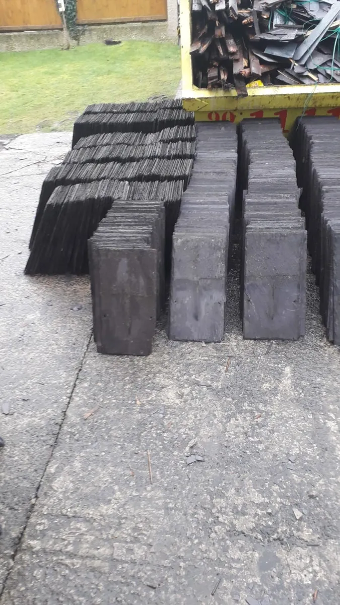 Bangor slates chimney pots floor ridge roof tiles - Image 4