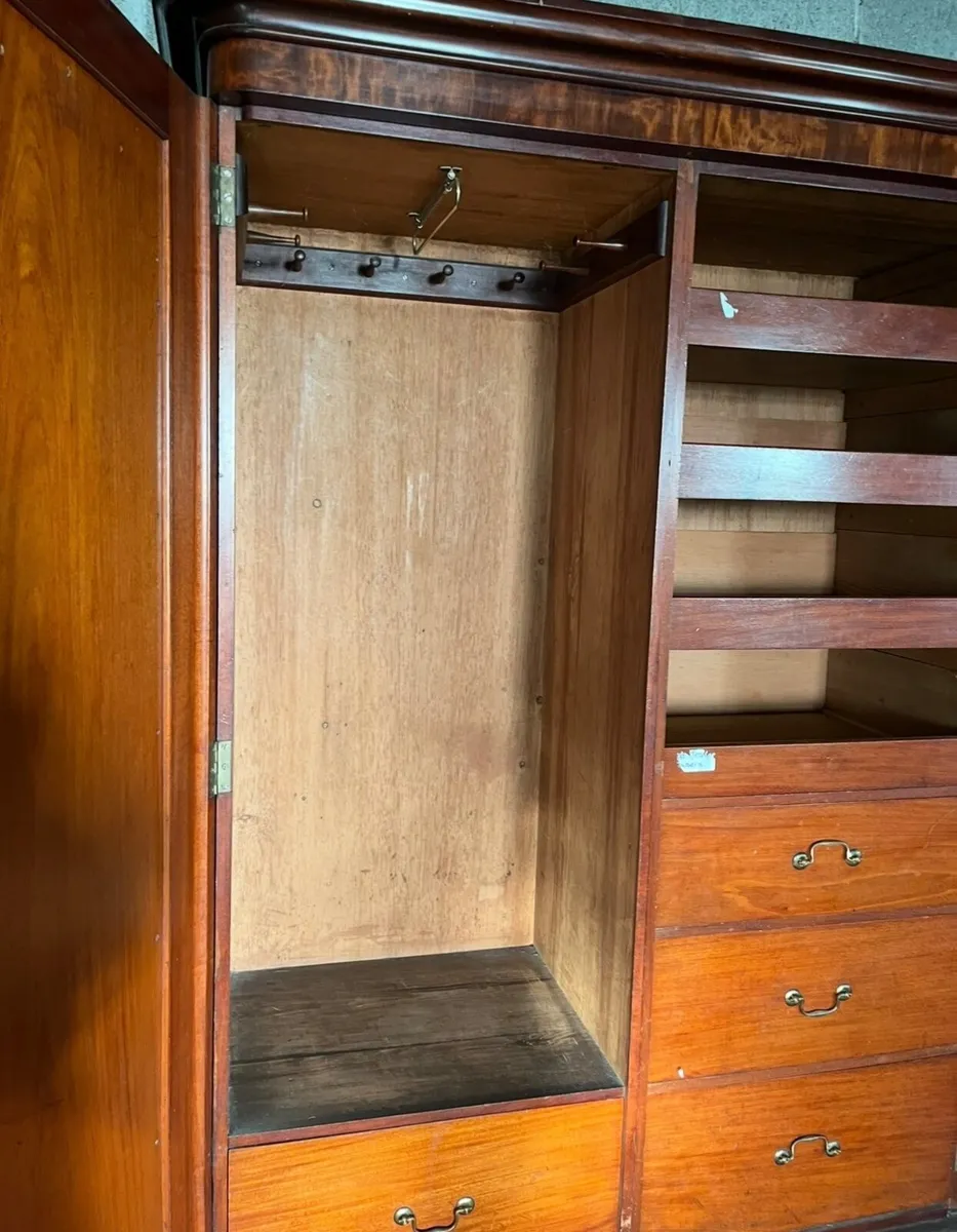 Antique Walnut Wardrobes - Image 1