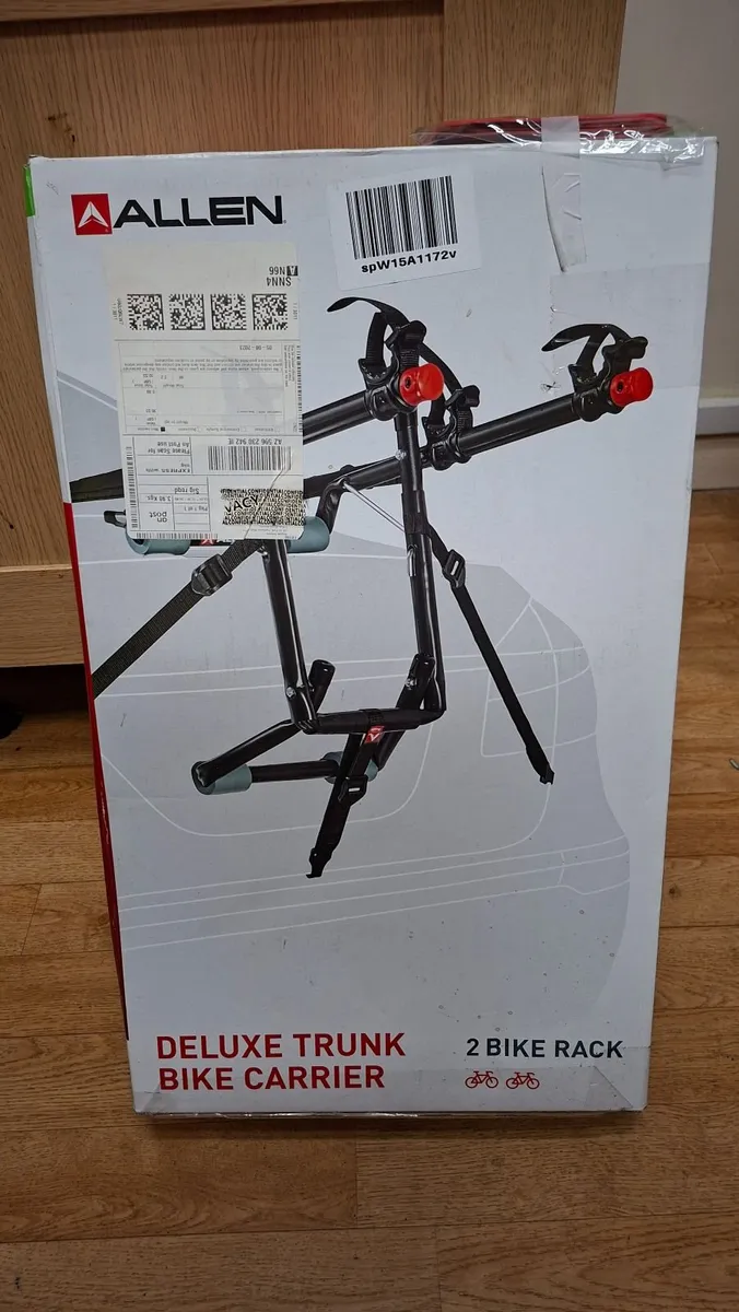 Allen Deluxe Trunk Bike Carrier – 2 Bike Rack - Image 1