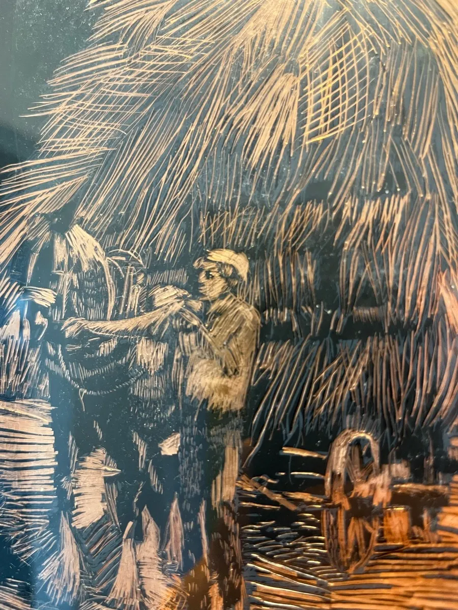 Vintage copper art - Image 3
