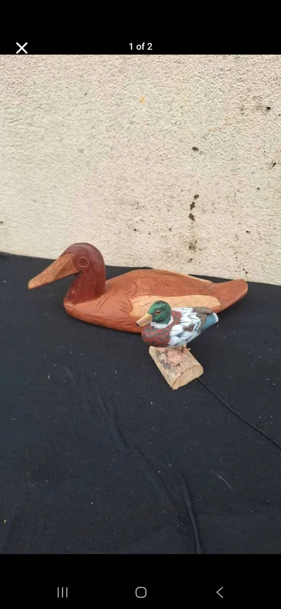 Lot of 2 wood ducks