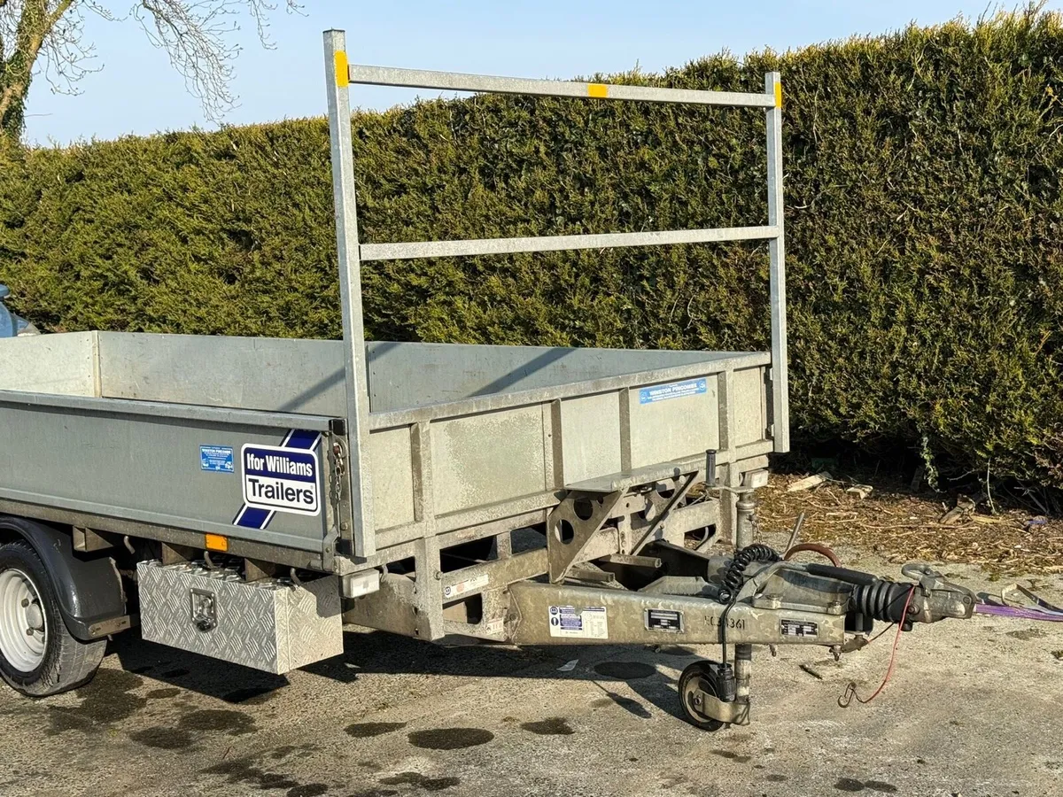 14’ x 6’6” flatbed ivor Williams trailer. - Image 1
