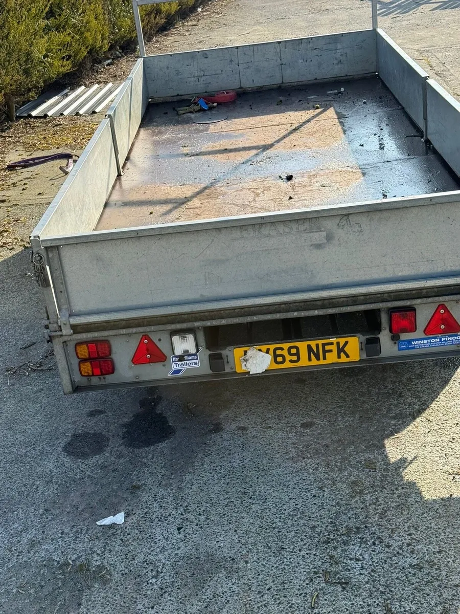 14’ x 6’6” flatbed ivor Williams trailer. - Image 2