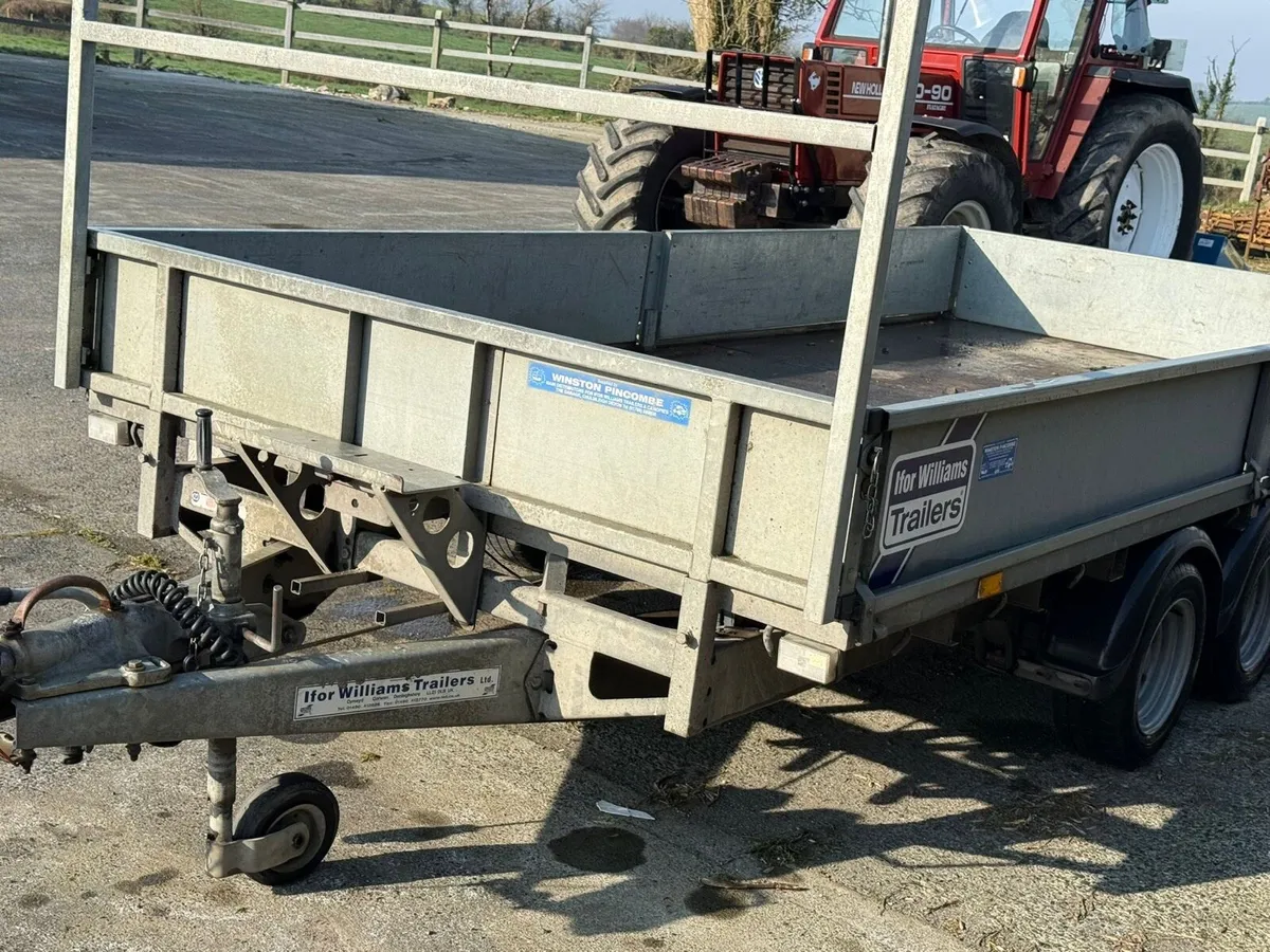 14’ x 6’6” flatbed ivor Williams trailer. - Image 4