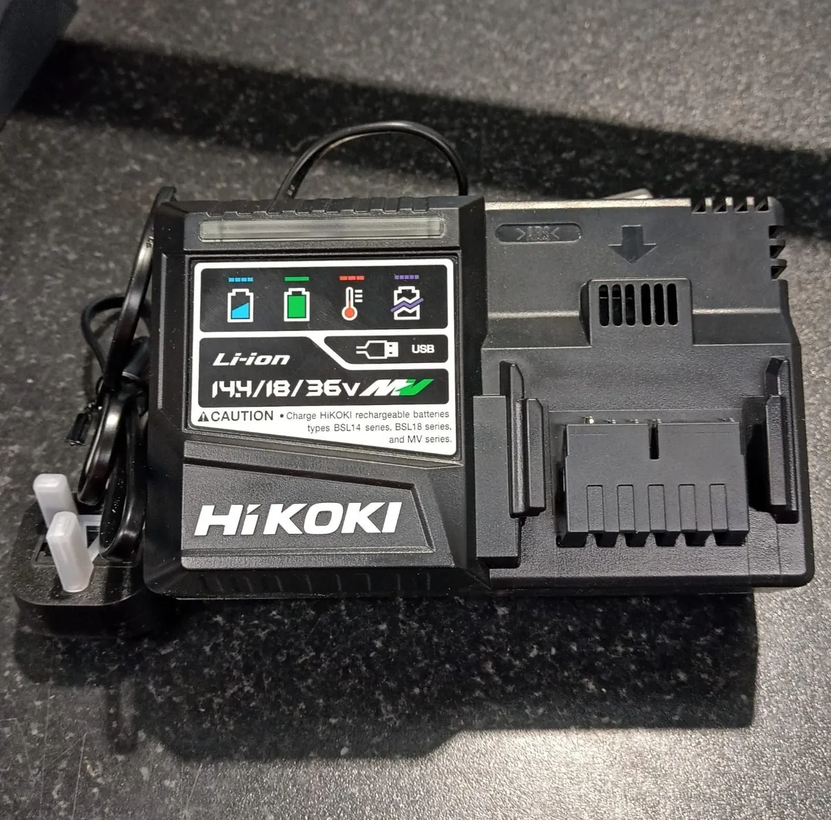 Hikoki battery charger only 14.4 / 18 / 36v - Image 1